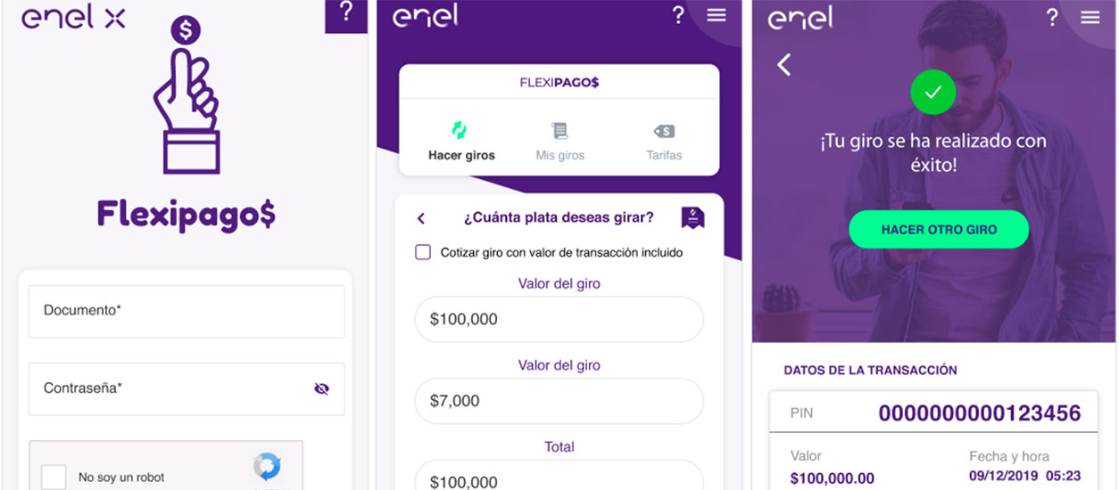 Con Flexipagos, EnelCodensa incursiona en el mercado de los giros postales