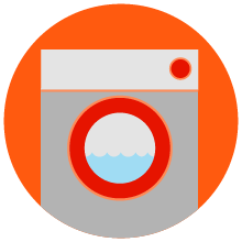 Enel Colombia te recomienda cargar la lavadora a su máxima capacidad en cada lavada y asi contribuir con el uso eficiente de la energía 