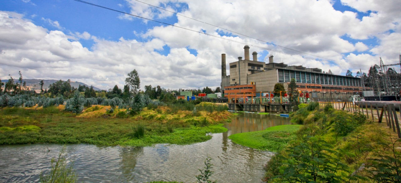 Central Termoeléctrica Termozipa, que desde abril de 2021 cuenta con un Sistema de Almacenamiento de Energía con Baterías.