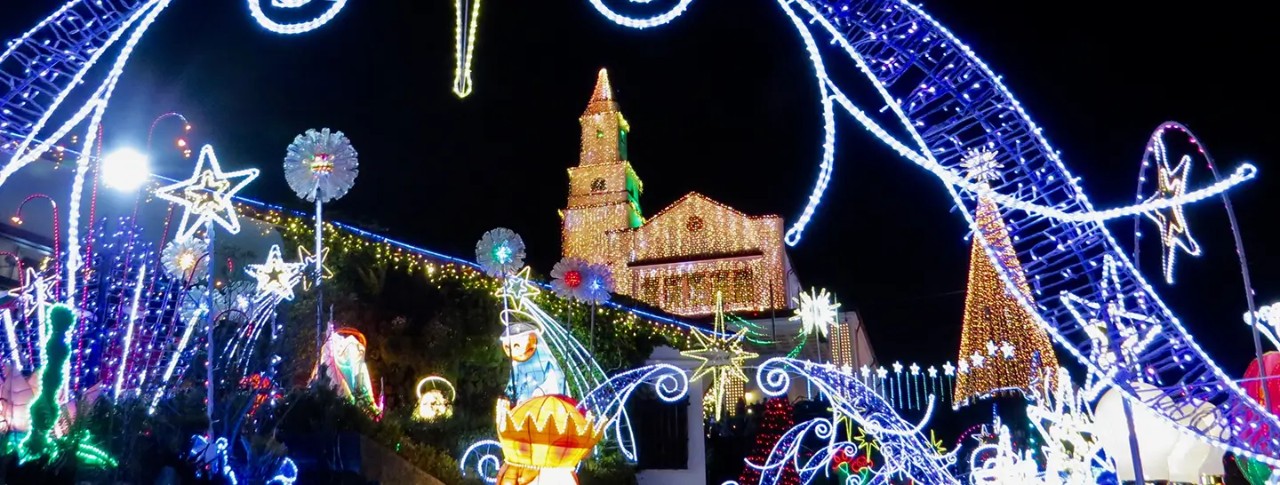 Iluminación navideña durante diciembre en Bogotá con el apoyo de Enel