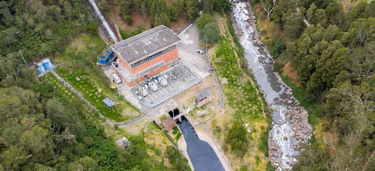 Central hidroeléctrica Charquito de Enel Colombia, ubicada en Cundinamarca.