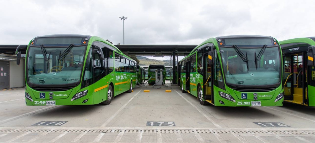 E-buses para impulsar la movilidad eléctrica en Colombia.