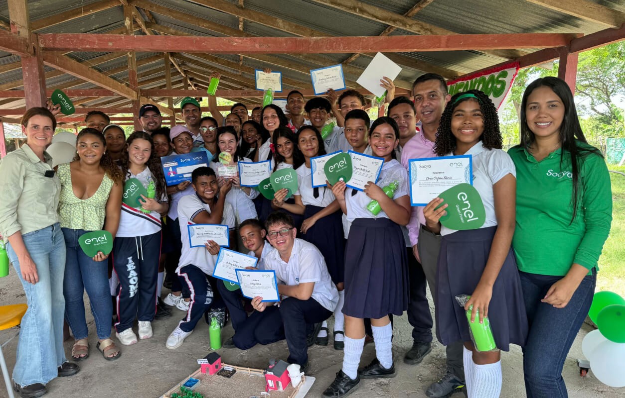 Brilla el talento de los estudiantes en el Caribe, Enel Green Power entregó premios a proyectos de transición energética